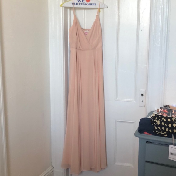 BHLDN- Anthropologie Blush Dress - Picture 2 of 4